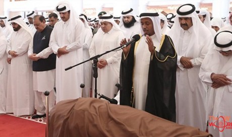HH the Emir, HH Father Emir Perform Funeral Prayers