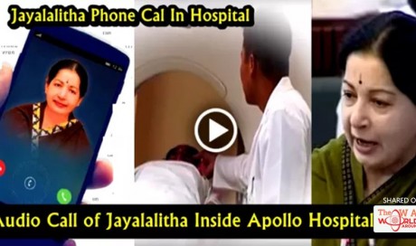 Jayalalithaa’s Audio Tape From Hospital Goes Viral