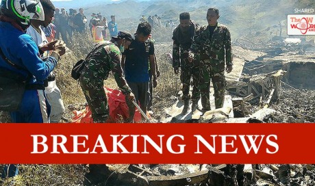 13 people killed when Indonesian C-130 cargo plane hits mountain 