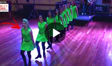 During the Bridesmaids Irish Dance for a Wedding They Formed a Line. What Happened Next Will Amaze You!