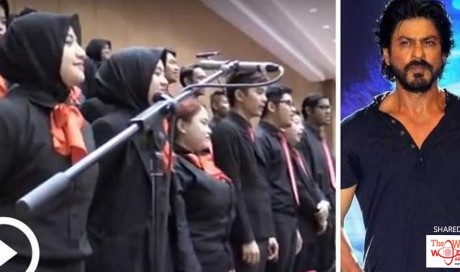Watch: Malaysian students sing 'Janam Janam' for Shah Rukh Khan
