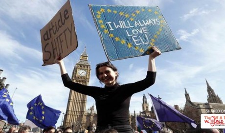 Thousands take part in London protest to say no to Brexit