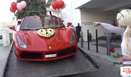Watch: Dubai expat gets Ferrari for Valentine's Day