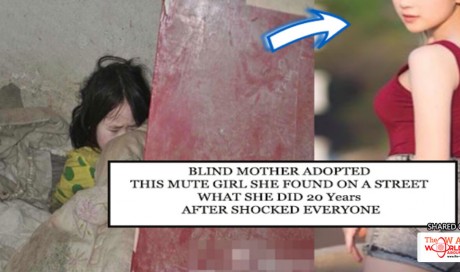 Blind Woman Found and Adopted an Abandoned Mute Girl, Everyone Surprised With Big Transformation 20 Years After