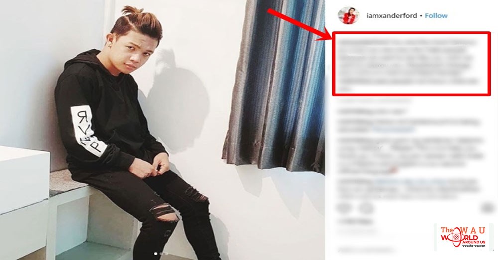 Xander Ford Reveals Reason Why Do People Hate Him News Philippines Wau