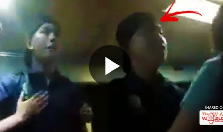VIRAL: Two OLFU Criminology Students Mercilessly Hits A Girl Inside A Bus!