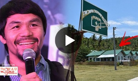 People’s Champ Senator Pacquiao Funds Construction of 1000 Houses for the Homeless Even Before He Became A Government Official!