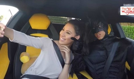 Batman Pranks Uber Drivers in Lamborghini Aventador