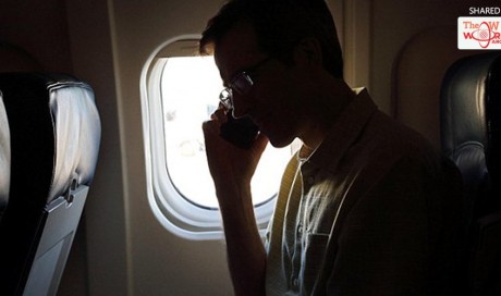 What happens when you don't switch off your mobile phone during flight?