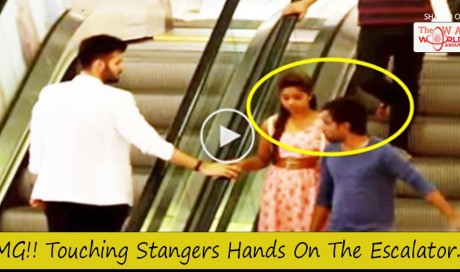 Touching Stangers Hands On The Escalator !! Watch Shocking Reaction From Publick, ROLF