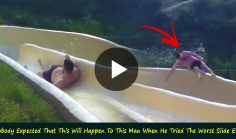  Nobody Expected That This Will Happen To This Man When He Tried The Worst Slide Ever! Watch This Unbelievable Video! | Blog | WAU