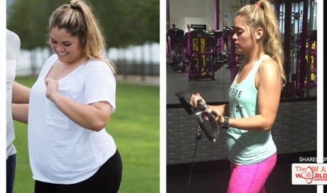 Bride Lost 110lbs After Being Embarrassed By Engagement Photos.