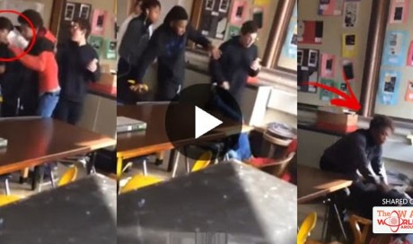 Unruly Student Punches His Female Teacher! You Won’t Believe What His Classmate Did In Return! Must Watch!