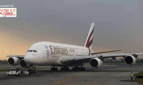 Landing gear failure on Emirates A380 under probe