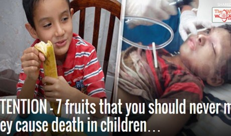 Attention Parents - 6 Fruits You Should NEVER MIX Because They Can Cause Death In Children....