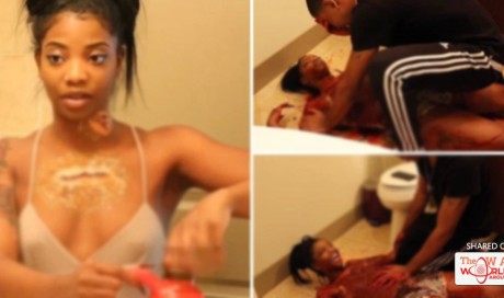 Girl Pranks Boyfriend Into Thinking She’s Dead By Faking “Murder Scene”
