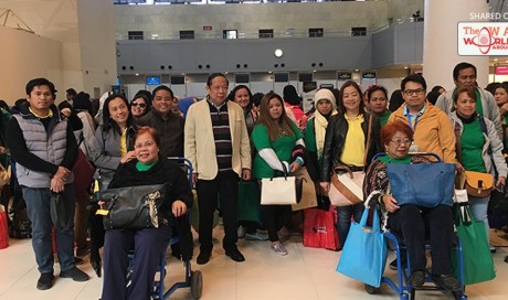 152 undocumented Pinoys in Kuwait fly home
