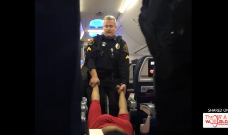 Watch: Woman Dragged Out Of Plane By Cops | World News - The WAU