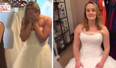 Bride’s wedding dress is destroyed in wildfire days before wedding. Then stranger offers her own