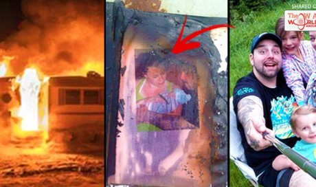 Mother Carried Her Children Out Of Their Burning House But When She Went Back She Locked Herself In! Find Out Why Here!