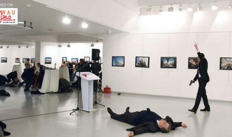 Watch: Unseen horrific clip of Russian ambassador's assassination emerges