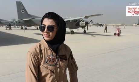 Anger in Afghanistan at first female pilot's US asylum bid