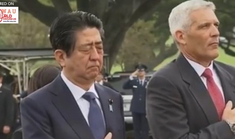 Japan PM Shinzo Abe in Hawaii for landmark Pearl Harbor visit