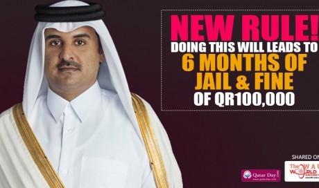 NEW RULE: Qatar Emir Passed A New LAW. If You Caught Doing THIS You will face 6 months of JAIL term and FINE of QR100,000! | Qatar | WAU