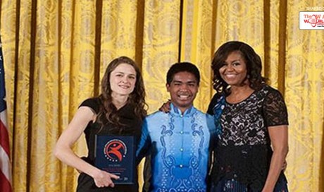 Proud Pinoy: Ilocano Teen received an award from Michelle Obama | OFW - The WAU