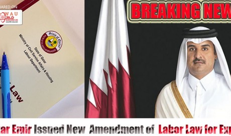 Qatar Emir HH Sheikh al-Thani issues Law no 21 of 2017 of expatriates