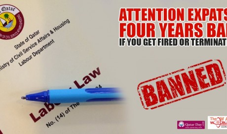 If You Get FIRED or TERMINATED, You will Get FOUR YEARS BAN as per Qatar New Labor Law. How You Can Avoid THIS?