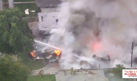 PLANE CRASH HORROR: At least four dead after aircraft crashes into homes in California