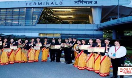 Air India flies into record books with round the world flight by all-women crew