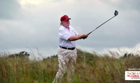 Trump, critic of Obama's golfing, regularly hits the links
