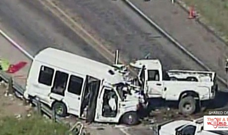 Texas church bus crash: 13 killed, 2 injured in collision with pickup truck