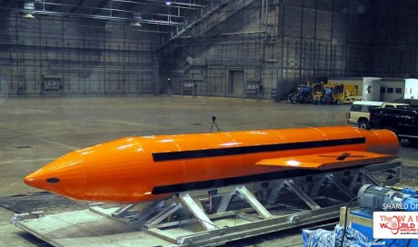 ISIS hammered as US drops biggest non-nuclear weapon ever: 21,000lb bomb is used in anger for the first time to obliterate jihadists' caves in Afghanistan
