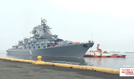 Russian guided missile cruiser arrives in Manila