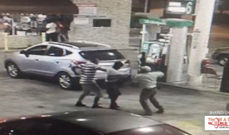 Viral video shows brutal gas station attack