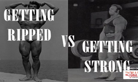 Getting Ripped vs. Getting Strong