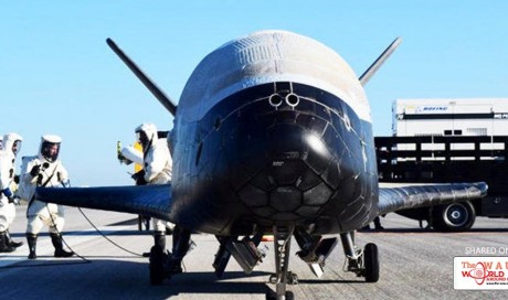 Unmanned US Air Force space plane lands after secret, 2-year mission