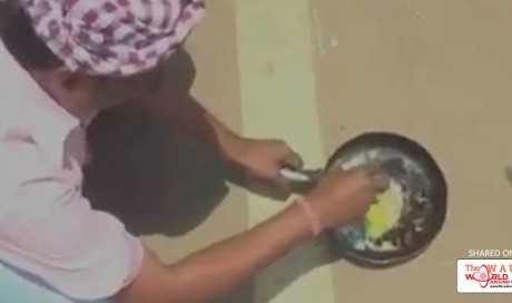 Video: Man cooks egg on road amid intense heat