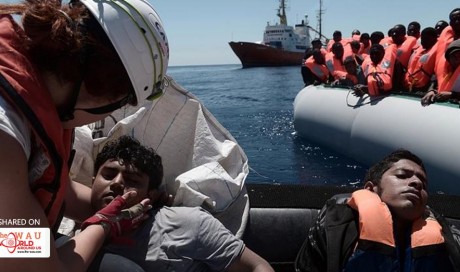 5,000 refugees rescued on route to Italy from Libya