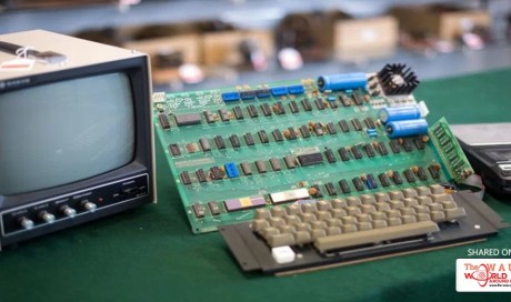 The first ever computer built by Steve Jobs in his garage just sold for £100,000