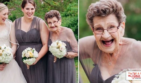 Cute 89-year-old grandma invited to grace granddaughter’s wedding–as a bridesmaid!