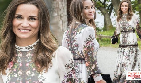 Pippa Middleton breaks crucial wedding guest etiquette as she attends friend's nuptials in Stockholm