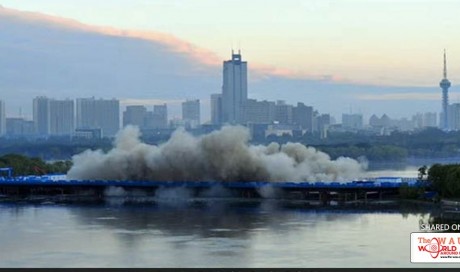 Watch: This Bridge In China Was Demolished In Just 3.5 Seconds