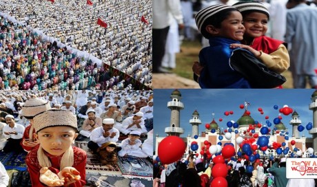 In pictures: People around world celebrate Eid Al Fitr