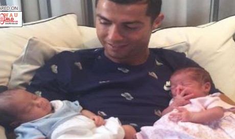 'LOVES OF MY LIFE' Cristiano Ronaldo posts first picture of his baby twins after surrogate birth earlier this month