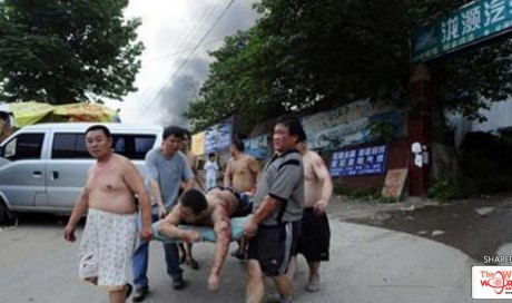 At least 12 dead in blast at China factory