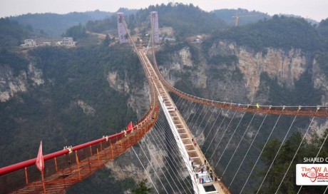 World's Longest Suspension Footbridge, Built In Just 10 Weeks